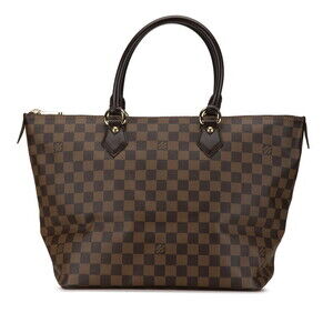Louis Vuitton Damier Saleya Handbag Shoulder Bag Brown Leather